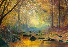 Beautiful Autumn Creek by John Atkinson Grimshaw