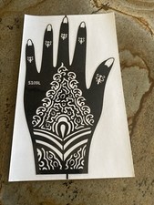 Full Hand Henna Stencil S109L