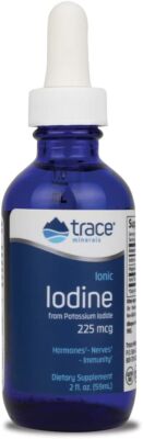 Trace Minerals Research Ionisches Jod 225 mg 2FL oz (59ml) Neu Verpackung