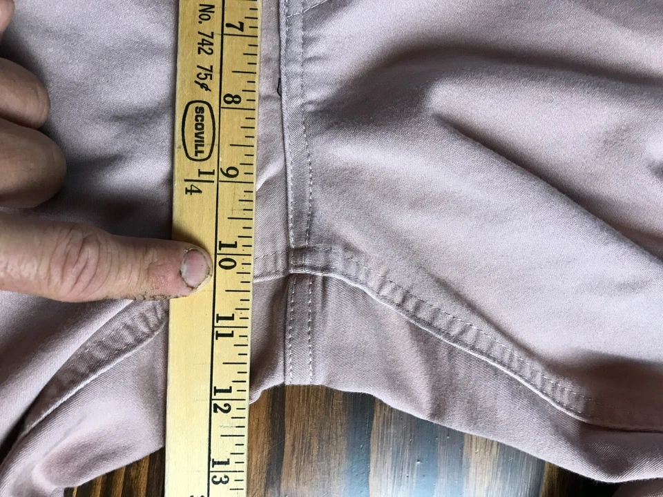 Pantalones Liz Claiborne, para mujer talla 14, rosa, cintura elástica, capri, bolsillos Foto 4 de 4