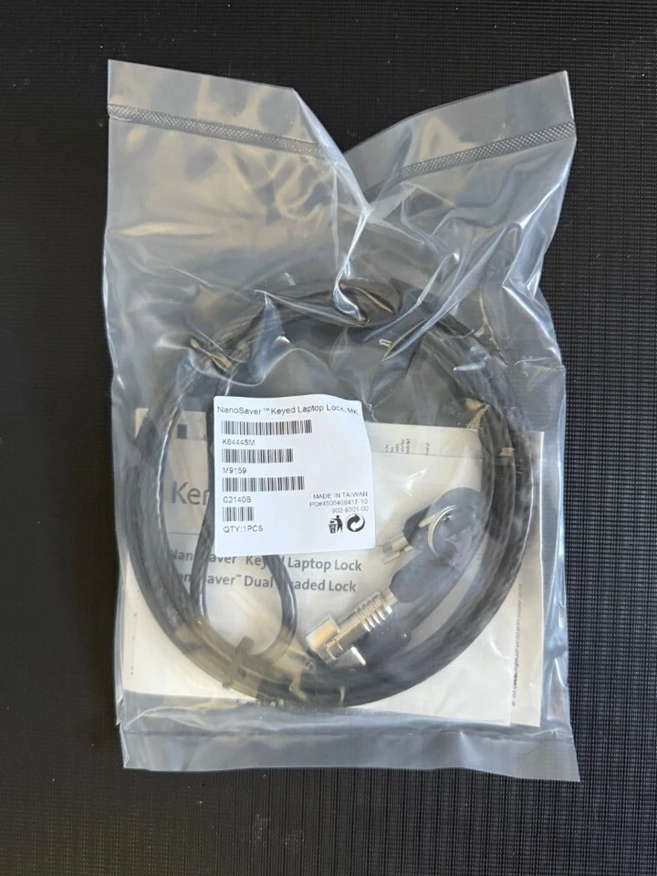 Kensington NanoSaver Keyed Laptop Lock (K64444WW) Box of 25 – Brand New - Image 2 of 4