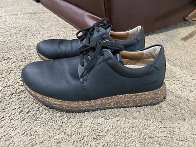 Birkenstock Wrigley Black Leather Lace-up Sneaker Unisex Size 40 US M7 L9 