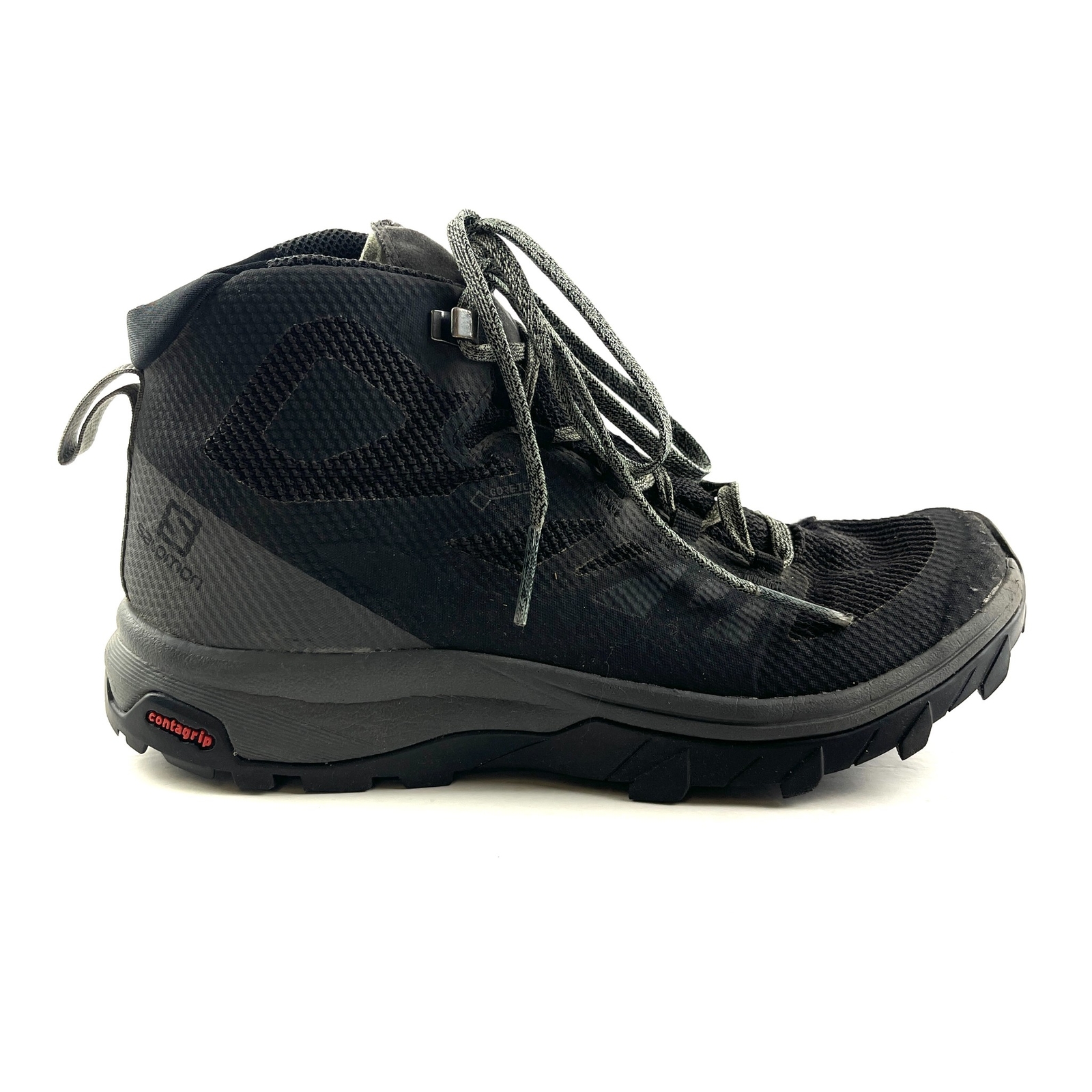 Salomon Outline Mid GTX 404844 stivaletti da trekking donna 6 neri stringati