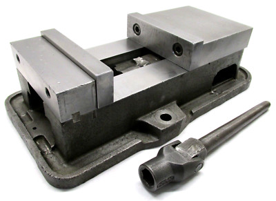 KURT ANGLOCK 6'' MILLING MACHINE VISE w/ JAWS & HANDLE - #D60