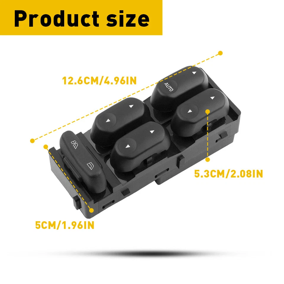 Master Power Window Switch FOR 02-07 Ford F250 F350 F450 F550Super Duty Crew Cab - Image 2 of 4