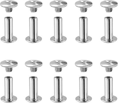 30 Set Phillips Head Chicago Screws M5 x 12mm Binding Screw Posts 1/2 ...