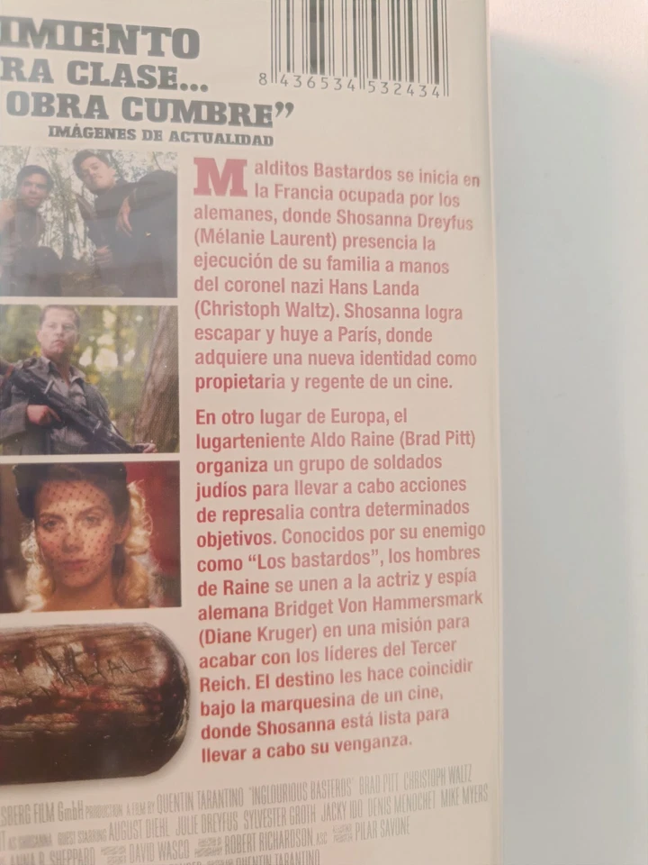 Malditos Bastardos DVD Edición Española Nuevo Precintado - Imagen 4 de 4