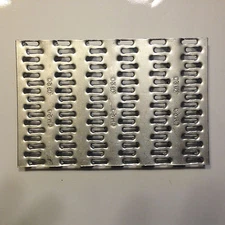 50 QTY  4" x 6"  Truss Plate - Mending Plate -Structural Plates Zinc nail tooth