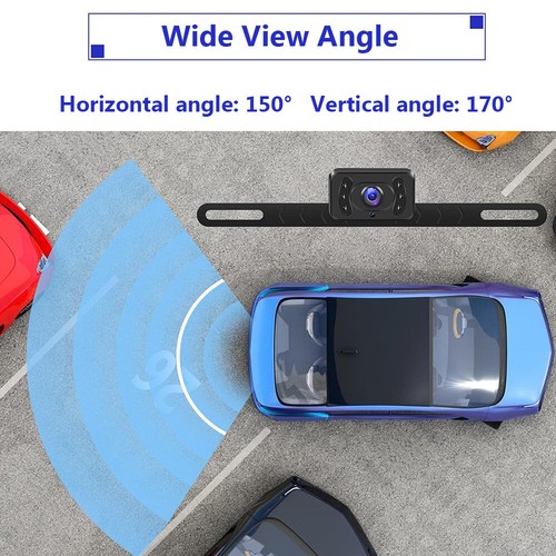 Wireless Car Truck Van Camper 5'' 1080P Monitor Rear View Backup Reverse Camera - Picture 7 of 13