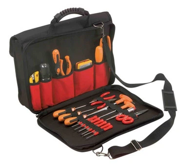 Borsa portautensili a tracolla porta attrezzi PLANO 559TB con 10 tasche