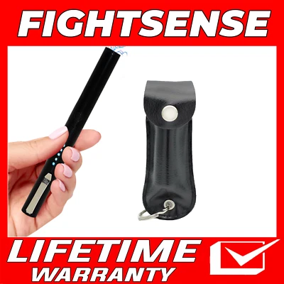 FIGHTSENSE High Power Stun Gun & Pepper Spray for Self Defense Combo Pack