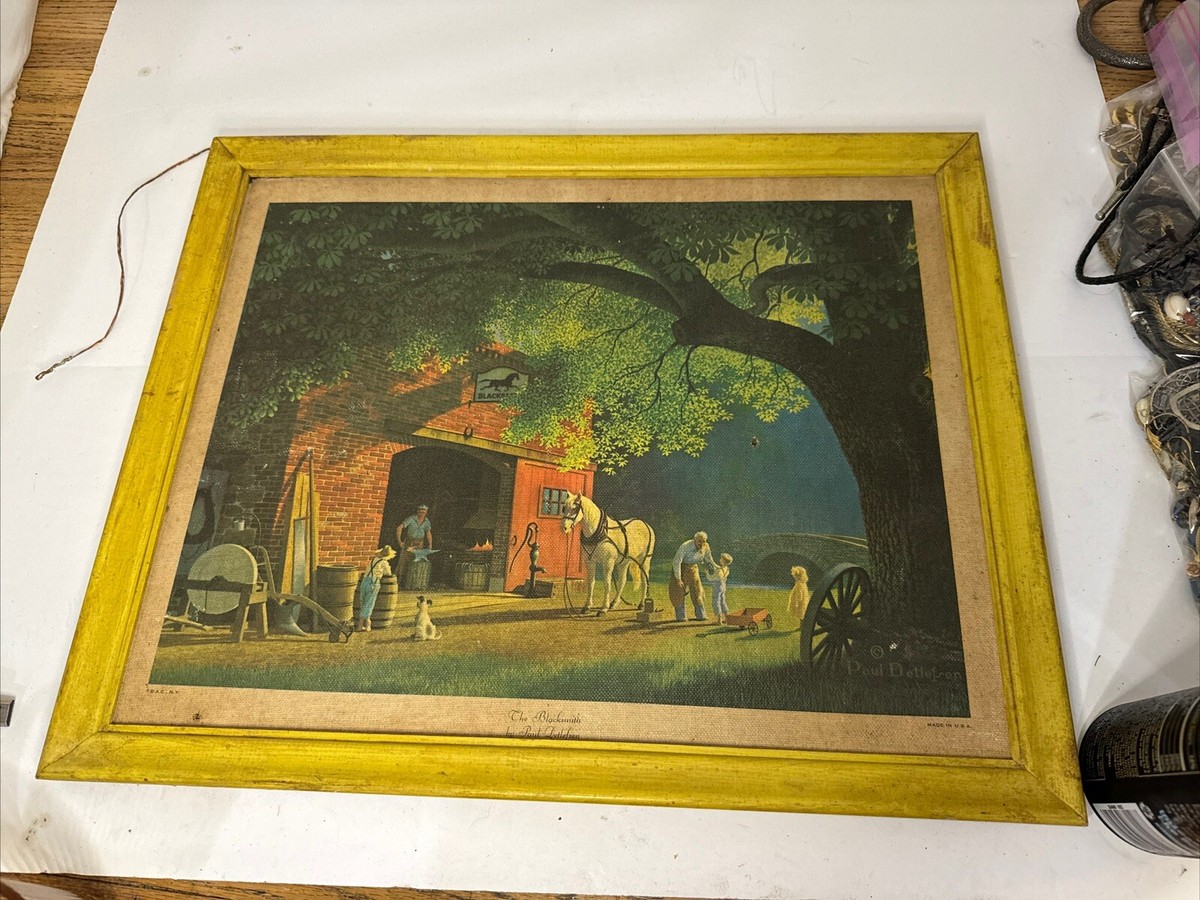 Paul Detlefsen絵画 Vintage Paul Detlefsen art print 