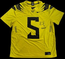 KAYVON THIBODEAUX SIGNED OREGON DUCKS NIKE JERSEY LARGE BECKETT WITNESS COA