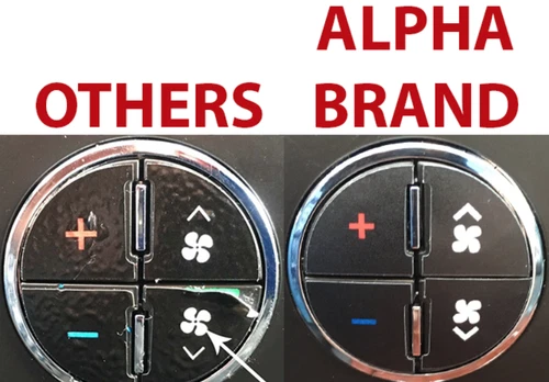 Climate Control Button Stickers Fit For 2007-2014 Chevy Silverado 2500HD 3500HD - Picture 10 of 14