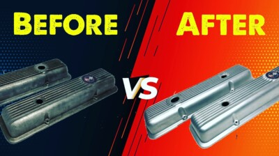 #ad Vapor blasting Valve Cover Set Small Block Chevy 305 350 400 SBC covers alum $69.99