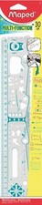 Maped 30cm Geo Notes Ruler - Blue