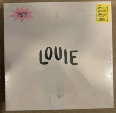 Louie by Kenny Beats music to live to special limited edition brown vinyl + book