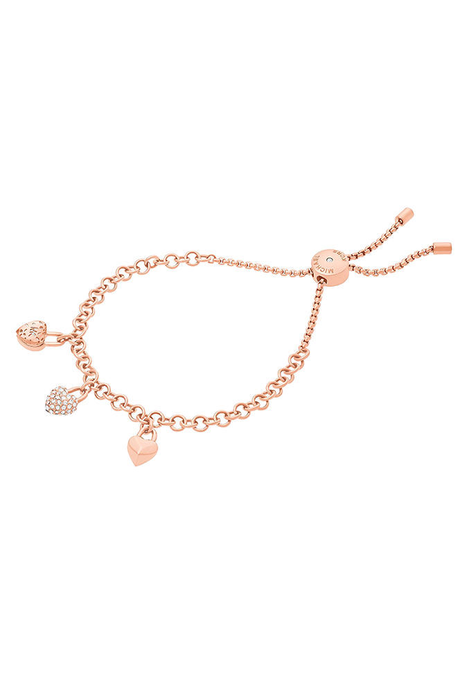 NIB Michael Kors Stainless Steel Rose Gold Bracelet for Women