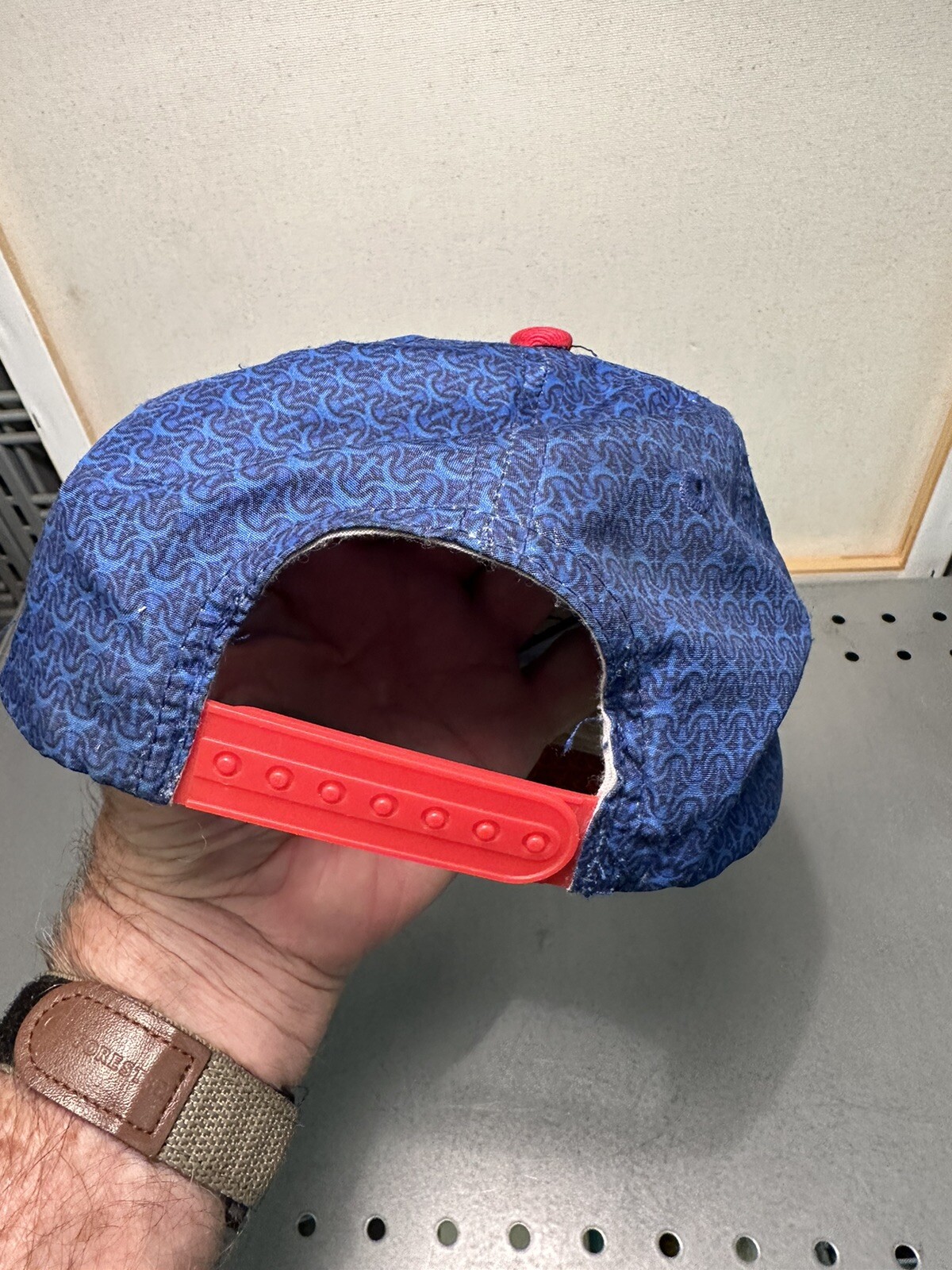 Superman Baseball Hat Adjustable Blue - image 4