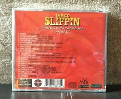洋楽 SLIPPIN/10YEARS WHTH THE BLOODS/G-RAP Slippin 10 Years With The Bloods 2008 Soundtrack Sealed Rare