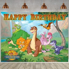 The Land Before Time Birthday Party Supplies Backdrop Banner Poster Vinyl