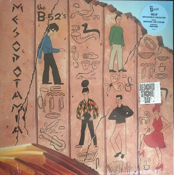 The B-52's - Mesopotamia - RSD 2019 EP - Blue Vinyl - Limited to 3,000 Copies