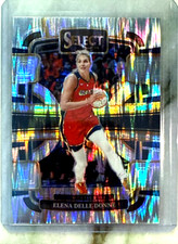 Elena Delle Donne 2024 Panini Select WNBA Silver Flash Prizm Card-#1 Mystics