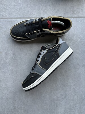 Nike Air Jordan 1 Retro Low OG EX Black Smoke Gray Mens US-9.5 | eBay