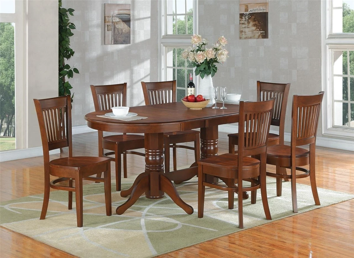 Solid oak oval dining table and chairs new arrivals