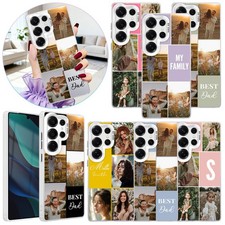 Laser Design PC Cover For Samsung S24 S25 S23 S22 Personalized Photos Phone Case