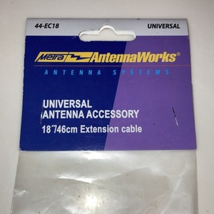 Metra Antenna Extension Cable 44-EC18 Universal Accessory for AM/FM Radios
