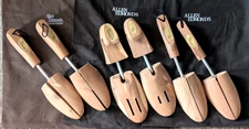 Allen Edmonds Shoe Trees - Large - Cedar Wood - 3 Pairs - With Buffing 3 Cloths