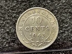 Newfoundland  10 Cents - 1943, .925 silver