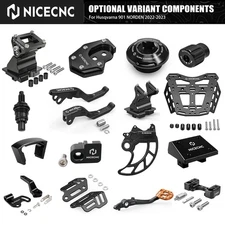 NICECNC Footrest Footpegs Rear Luggage Rack Plate For Husqvarna 901 NORDEN 22-23