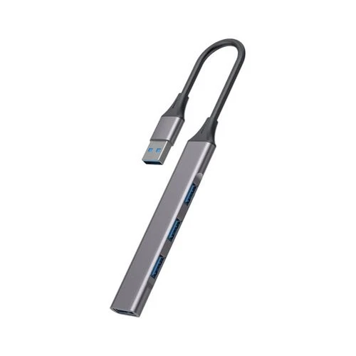 Codi A01113 SLIM USB-A 4PORT HUB X4 USB-A PORTS GREY