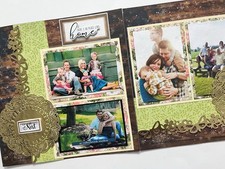 Family Scrapbook pages, Premade Family Pages, Family Scrapbook Layouts