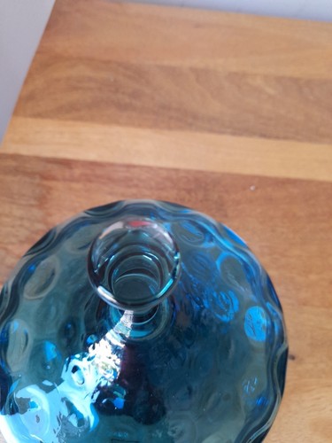 Vintage Empoli Glas Deckel Bonbon Schale Zirkus Top Stil - Bild 2 von 7