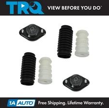 TRQ Rear Upper Strut Mount Dust Sleeve Boot Pair Kit Set for BMW E36 E46