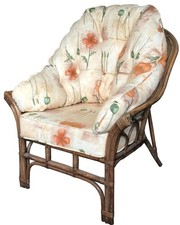 New Wrap Cushions and Covers For 1 Chair - Cane Conservatory Wicker Furniture