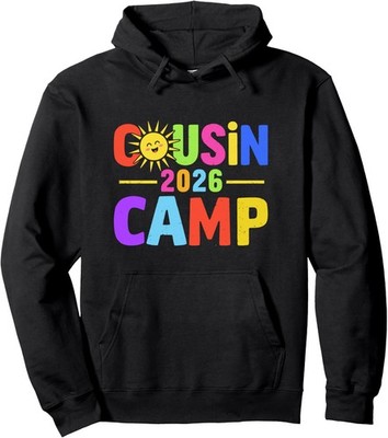 Funny Cute Cousin Camp 2026 Summer Crew Unisex Hooded Sweatshirt