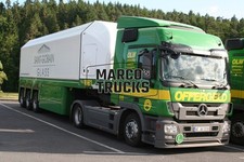 LKW Foto Mercedes-Benz Actros Kofferauflieger Deutschland grün OFFERGELD #i5bp