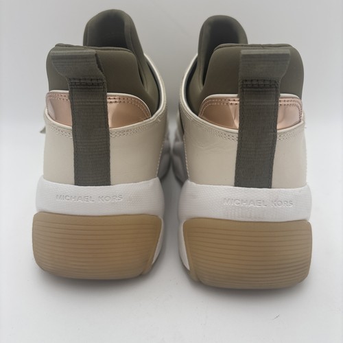 MICHAEL KORS Womens Trainers Size 11 M Unique Green /beige - Picture 6 of 10