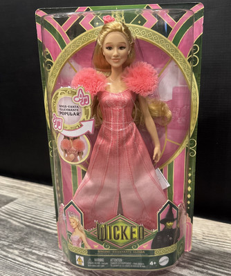 Mattel Wicked Movie SINGING GLINDA Doll Sings Popular - Brand New - Misprint Err