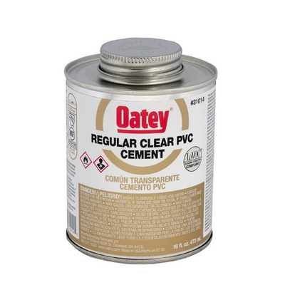#ad Oatey 31014 Solvent Cement 16 oz Can Liquid Clear $23.70