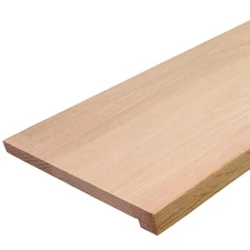 Stair Parts 48 In. X 11-1/2 In. X 1 In. Unfinished Red Oak Plain Cut Craftsman N