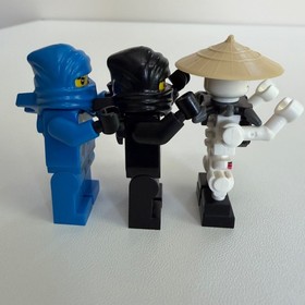 Lego Turbo Shredder 2263 Ninjago 100% Complete Set Jay Cole Golden Weapons Toy