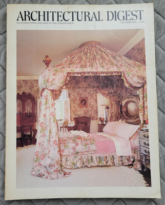 1979 ARCHITECTURAL DIGEST Château de Maintenon Eugene Kupper Giancarlo Giannini
