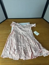 Tucker Tate Pink Dress With Black Stars Size 2 New With Tags