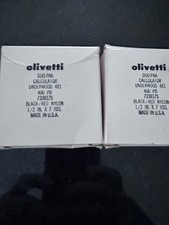Lot of 2 Olivetti Duo-Pak Ribbons Black Red Nylon 7338175 Underwood 481 400PD