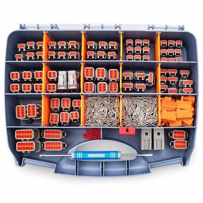 JRready ST6332-01 Deutsch DTM Connector Kit, 2 3 4 542 PCS Kit 